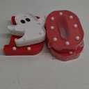 MEHOFOND Red Halloween Light Up Letters, 4 pcs Led Light Up Sign, Hallowen BOO and Ghost Marquee Letters Decor, Baby Shower Birthday Booday BOO Letter Sign Wall Table Party Supplies (Warm White)