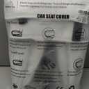 2 Pack Front Bottom Car Seat Cover, Luxury Leather Seat Covers Compatible with Tesla Model Y/3 2025 2024 2023-2020, Breathable and Waterproof Tesla Model Y/3 Accessories(White, 2 PCS)