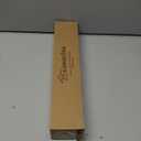 KAMANINA Curtain Rods No Drilling for Windows 32 to 86 Inches, 5/8 Inch Adjustable Renter Friendly Curain Rod with 3M Adhesive Brackets without Drilling, Black