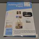 Printers Jack Sublimation Paper - Heat Transfer Paper 100 Sheets 8.3" x 11.7" for Any Epson HP Canon Sawgrass Inkjet Printer with Sublimation Ink for T shirt Mugs DIY