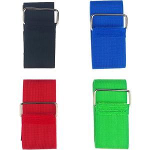4 Pack  Legged Race Bands Colorful Firm Elastic Tie Rope for Outdoor Fun