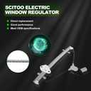 SCITOO Front Right Power Window Regulator with Motor Fit for 2005-2010 for Honda Odyssey,741-008