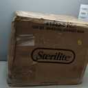 Sterilite 120 Qt Wheeled Gasket Box, Stackable Storage Bin with Latching Lid, Handle and Tight Seal, Plastic Container with Clear Base and Lid, 3-Pack