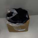 Ghouse Faux Rabbit Fur Round Rug 3ft Black Round Rugs for Bedroom Decor Fluffy Area Rugs for Living Room, no-Shedding Carpet Sheepskin Washable Rug Rome Decor