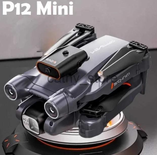P12 Mini Pro Professional Foldable Drone with Camera for Adults, 4K & 1080P HD, Auto Return, One-Touch Take-off & Landing, Gesture Recognition, Obstacle Avoidance