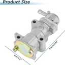 Fast Idle Air Control Valve IACV for Honda CR-V 1997-2001 2.0L Idle Air Control Valve for Honda Accord 1994-1997 2.2L Replace No.16500-P0A-A00/16500-P0A-A01