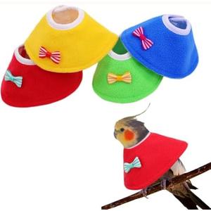 Soft Collars for Parrot Feather Plucking Adjustable Neck Protector Stop Biting Breathable Cone for Small Birds Cockatiels Conures Lovebirds Eclectus Green Cheek Parakeets (6PC,XL)