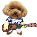 NACOCO Pet Guitar Costume Dog Costumes Cat Halloween Christmas Cosplay Party Funny Outfit Clothes (XL)