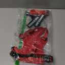 Service Dog Vest for Small Breed Dogs with ID Tag  Lightweight Puppy Harness and Leash Set with 6 PCS Patches, Ideal Service Animal Vest for Training, Complete Service Dog Gear, Red, M