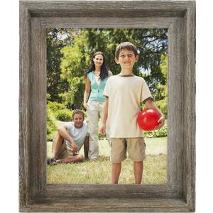 IKEREE Rustic Picture Frames 11x14, Farmhouse Shabby Chic Design, Photo Frames with Plexiglass Front for Wall Display
