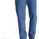 Lee Mens Relaxed Fit Straight Leg Jean (36W x 32L, Medium Stone)