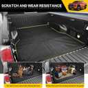 Truck Bed Mat for 2024 2025 Toyota Tacoma 5FT Short Bed Liner All Weather Protection TPE Bed Cargo Mat for 2024-2025 Tacoma Pickup Accessories