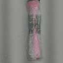 DNC Soft Silicone Back Scrubber Shower Bath Body Brush with Long Handle (Pink)