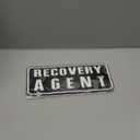 Recovery Agent Embroidered Appliqu Patches Tactical Military Morale Patch, Sewing Appliques Decorative Sew-on Decorate Badge DIY Accessories Hook and Loop Backed