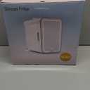 Mini Fridge for Bedroom, 6L Skincare Fridge with LED Mirror for Dorm & Office, Portable Cooler & Warmer Small Compact Refrigerator for Skincare, Makeup and Cosmetics