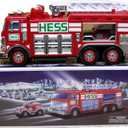 Hess 2005 Emergency Truck with Rescue Vehicle by Amerada Hess Red