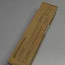 FIRJOY 12" Valet Rod for Closet Pull Out (2 Pack, Black)