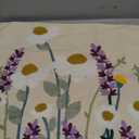 Embroidered Throw Pillow Cover - 20x20 Decorative Pillow Cover with Zipper Aesthetic Cute Design Boho Spring Summer Throw Pillowcase for Living Room Couch Sofa Bed, Wild Floral