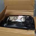 King Koil Luxury Full Size Plush Pillow Top Air Mattress with Built-in High-Speed Pump for Home, Camping & Guests 20" Inflatable Double High Blow Up Airbed, Durable, Waterproof (Black)