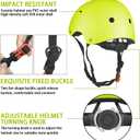 WayEee Kids Bike Helmet Set Skateboard Knee Pads, Helmet Pad Set Protective Gear Set Adjustable for Girls Kids 3-14 Helmet Elbow Pads Wrist Guards for Sport Cycling Bike Roller Skating Scooter, S (3-10years)