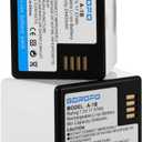 2-Pack Arlo Pro A-1 Batteries for Arlo Pro 2, A-1B A-1C VMC4030 VMC4030P VMS4230 VMS4430 VMS4530 VMS4430P VMS4530P-100NAR VMA4400 Security Camera (2 Batteries) (White)