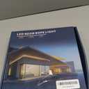 16.4ft COB Led Strip Light with Remote, 4000K Ra93+ Dimmable Bright Led COB Strip Light, White Continuous Led Strip Light for Mirror, Stair, Cabinet, Room