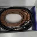 Pack 2 Women Belts for Jeans with Fashion Double O-Ring Buckle and Faux Leather (Brown)