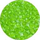 800pcs 6mm Acrylic Round Crystal Faceted Beads for Crafts Spacer Beads for Jewelry Making Necklaces Bracelets Earrings DIY Decoration(Light Green)