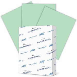 Hammermill Colored Paper, 20 lb Green Printer Paper, 8.5 x 11-1 Ream (500 Sheets) - Made in the USA, Pastel Paper, 103366R