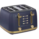 West Bend Timeless 4-Slice Toaster, White Gold