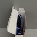 PlayVital AlterGrips Protective Slim Case for Nintendo Switch OLED, Ergonomic Grip Cover for Joycon, Dockable Hard Shell for Switch OLED w/Thumb Grip Caps & Button Caps (Gradient Violet Blue)