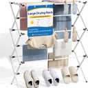 Oversized Clothes Drying Rack, 45.28" H x 14.57" D
