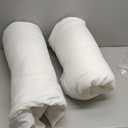 DOWNCOOL Twin Comforter Set -All Season Bedding Comforters Sets with 1 Pillow Case -2 Pieces Bed Set Down Alternative Comforter Set -White Twin Bedding Sets(64"x88")