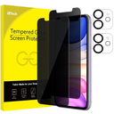 JETech Privacy Screen Protector for iPhone 17 Pro Max, Anti Spy Tempered Glass Film,