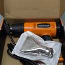 SEEKONE Heat Gun 1800W Heavy Duty Fast Heat Hot Air Gun Kit with 752&1112400-600 Dual-Temperature Settings and 4 Nozzles with Overheat Protection for Crafts, Shrinking PVC, Stripping Paint, Orange