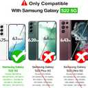 Rayboen for Samsung Galaxy S22 Case Magnetic, [Compatible with Magsafe] Frosted Skin-Feel Solid Dual-Tone Panel with Soft Edge, Protective Durable Slim Fit Phone Cover for Galaxy S22, Matte Black