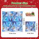 4 x Elegant Christmas Cocktail Napkins Paper for Holiday Parties, Decorative Paper Dinner Napkins in a 20-Count Pack