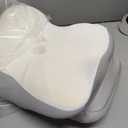 MULISOFT Memory Foam Pillow, Comfortable Pillow, Supportive Neck Pillow, Ergonomic Side Sleeper pillow (White)