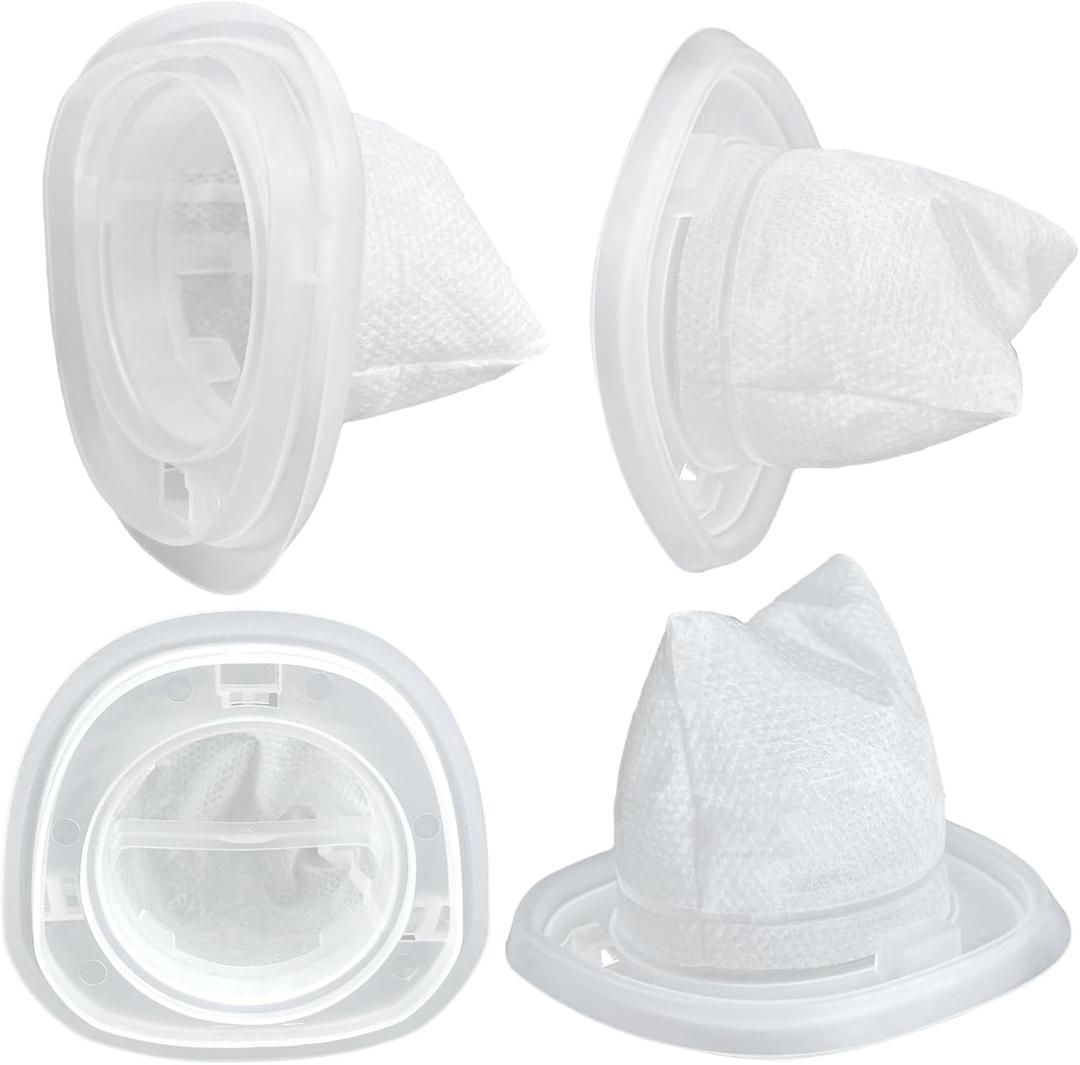 HNVCF10 Filter Replacement for Black and Decker Dustbuster Hand Vacuum HNVC115, HNVC215, HNVC220 Series, 4 Pack