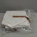 DIMJ Hanging Closet Organizer - 4 Tier Collapsible Hanging Shelves with Hooks Zipper, Fabric Clothes Organizer, Space-Saving Storage Bin Basket for RV, Bedroom, Laundry Organization (White)