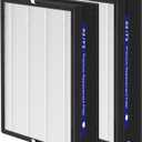 2 Pack A2 F2 True HEPA Replacement Filter Compatible with 3M Filtrete Room Purifier Models FAP-C02-A2, FAP-C03-A2, FAP-T03-A2, FAP-C02WA-G2, FAP-C03BA-G2, FAP-T03BA-G2, FAP-SC02N, Part # 1150101