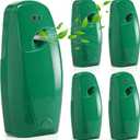 Maxcheck 4 Pcs Automatic Air Freshener Spray Dispenser Wall Mounted Automatic Spray Dispenser Air Freshener for Bathroom Battery Operated Free Standing for Commercial Place and Room (Dark Green)