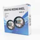 6 Inch Weed Wacker Attachments Heads,Steel Wire Rotary Brush Cutter Trimmer Head Weed Blade, Universal Adapter Kits,Lightweight Gardening Lawnmower, Moss Grass Rust Removal.