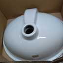 American Standard 0495.300.020 Ovalyn 17-1/8 by 14-1/8-Inch Under Counter Lavatory Sink, White, 1.25 Inch