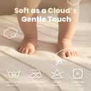 Huloo Sleep Baby Play Mat for Floor,Extra Large 6'7" x 13'2" Play Rug,Cream