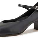 Capezio Womens Student FootlightDance Shoe (7.5 Wide, Black)