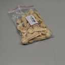 Tebery 60PCS Mini Wooden Spoons Small Bath Salt Spoon Candy Spoon Baby Spoon for Spice Jars Seasoning Honey Coffee