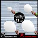 PartyWoo White Balloons 140 pcs Different Sizes of 18 12 10 5 Inch White Balloons Arch Kit Garland for Wedding Baby Shower Birthday Bridal Shower Graduation Engagement Party Decorations White-Y13