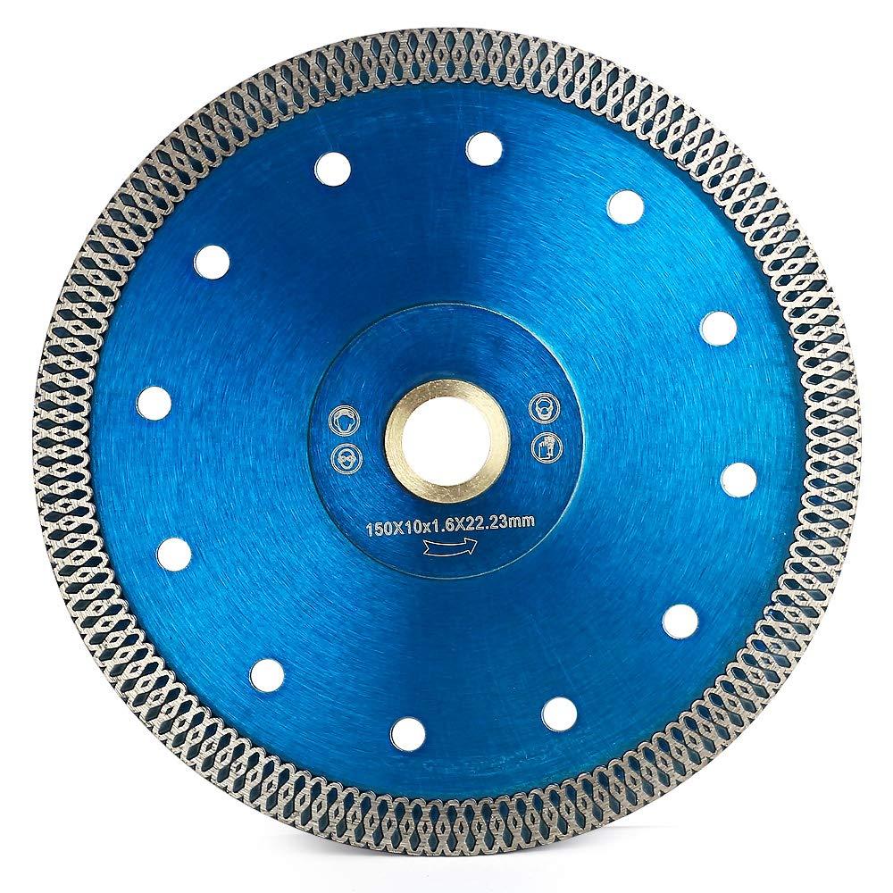 Pack Of 2 6" Super Thin Diamond Saw Blade Diamond Blade Dry or Wet Cutting for Granite Marble Porcelain Tile