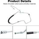WMPHE Power Steering Pressure Hose Compatible with Lexus RX300 3.0L V6 1999 2000 2001 2002 2003, Replacement for 3402549, 44410-48030